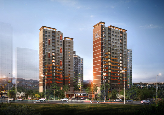 일산2차 아이파크 투시도. <HDC현대산업개발 제공>